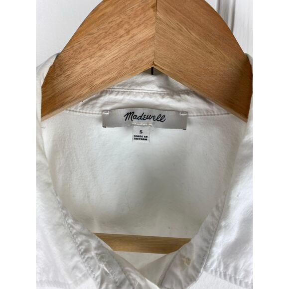 Madewell White Button Down Shirt - Picture 2 of 6